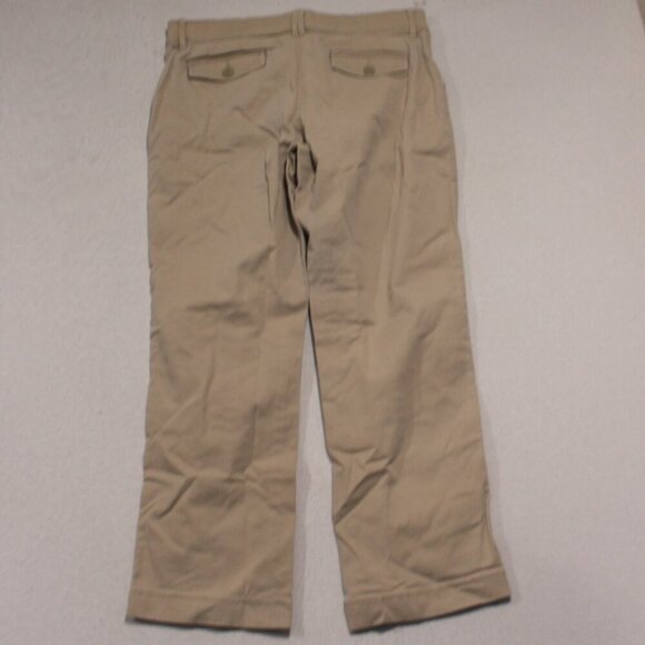 Lee Women Beige Sinfully Soft Crop Size 12 - Picture 2 of 9